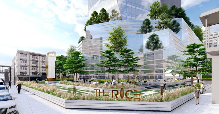 The Rice Tower - Office Space for Rent on Phahonyothin Area Close to Saphan Khwai BTS Station