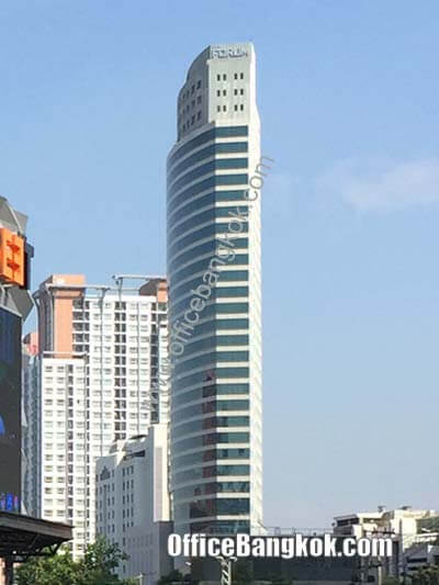 Forum Tower - Office Space for Rent on Ratchadapisek Area nearby Huai Khwang MRT Station
