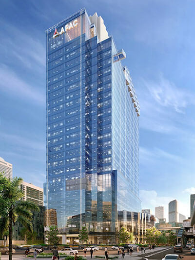 APAC Tower - Office Space for Rent on Sukhumvit Area nearby Ekamai BTS Station.