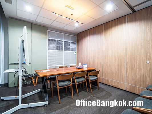 Office For Rent With Partly Furnished 310 Sqm Close To Sanam Pao BTS Station
