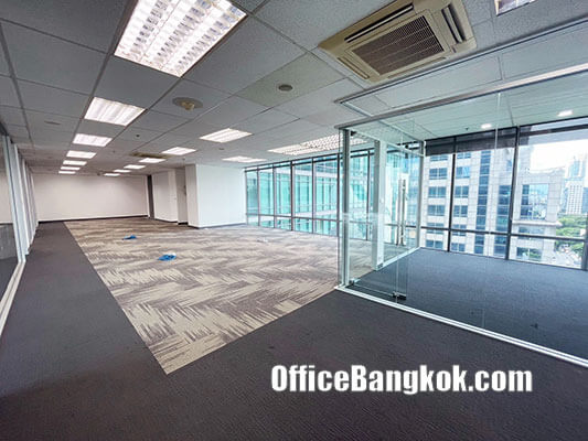 Office Space For Rent With Partly Furnished On Wireless Road 210 Sqm Close To  Phloen Chit BTS Station