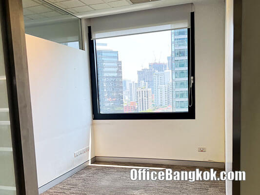 
Rent Office With Partly Furnished Space 135 Sqm On Wireless Road Close To Phloen Chit BTS Station