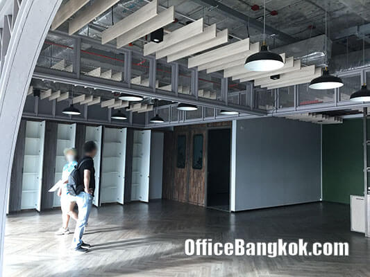 Rent Office Space 128 Sqm With Partly Furnished On Ratchada Close To Thailand Cultural Centre MRT Station