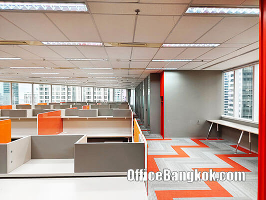 Rent Fully Furnished Office 300 Sqm On Sathorn Close To Chong Nonsi BTS Station