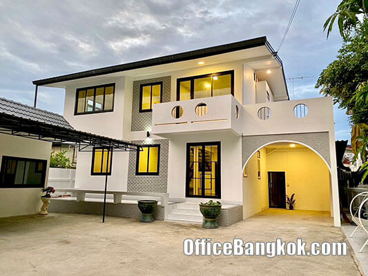 Single House for rent in Nakhon Pathom, 2 storey space, 300 sq m, on Korgrich Road near Big C