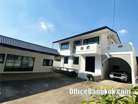 Single House for rent in Nakhon Pathom, 2 storey space, 300 sq m, on Korgrich Road near Big C