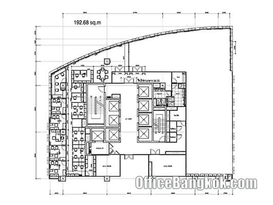 Fully Furnished Office Space for Rent near Chidlom BTS Station