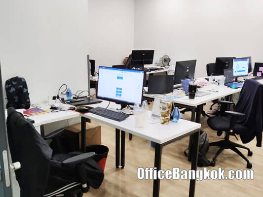 Fully Furnished Office Space for Rent on Ratchada close to MRT Station