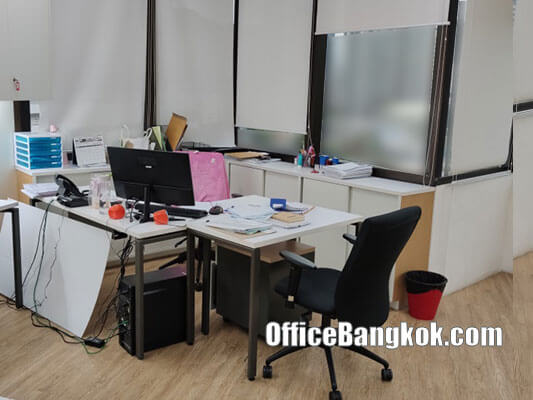 Fully Furnished Office Space for Rent on Ratchada close to MRT Station