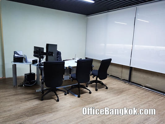 Fully Furnished Office Space for Rent on Ratchada close to MRT Station