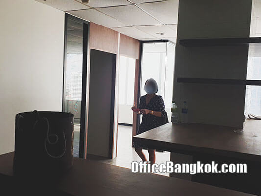 Office Space for Rent with Partly Furnished on Silom near Chong Nonsi BTS Station