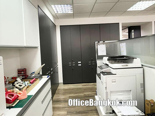 Rent Small Office with Partly Furnished 90 Sqm close to Asoke BTS Station