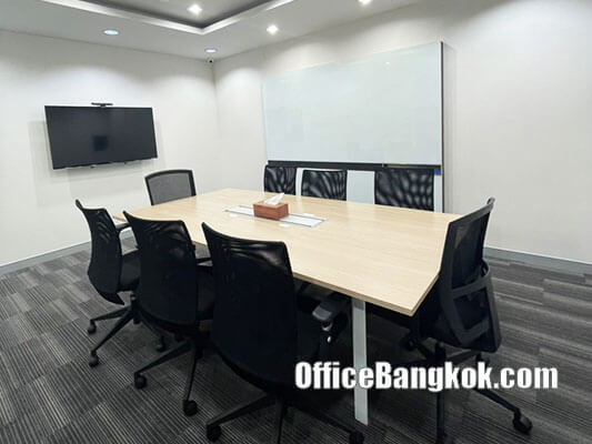 Rent Small Office with Partly Furnished 90 Sqm close to Asoke BTS Station