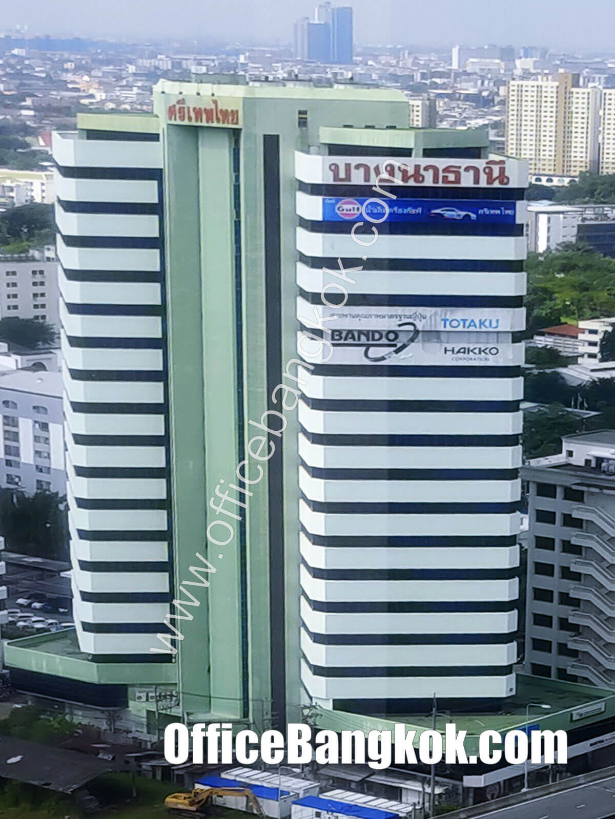 Bangna Thani Tower - Office Space for Rent on Bang Na-Trat Road