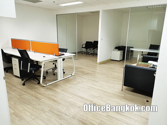 Rent Office with Partly Furnished on Silom Near BTS Station