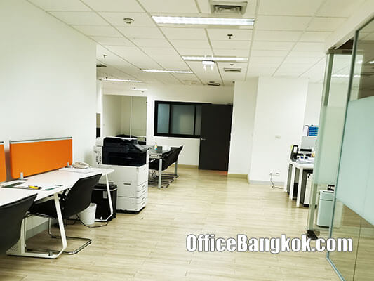 Rent Office with Partly Furnished on Silom Near BTS Station