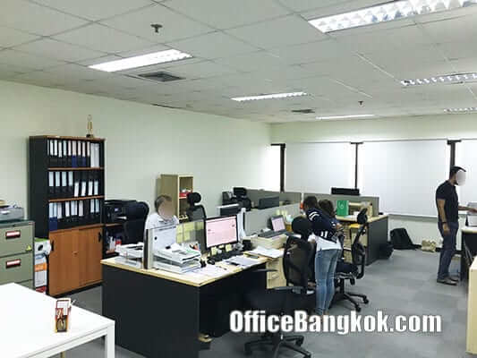 Rent Office Space Cheap Price with Partly Furnished on Sukhumvit 63 close to Ekamai BTS Station