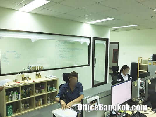 Rent Office Space Cheap Price with Partly Furnished on Sukhumvit 63 close to Ekamai BTS Station