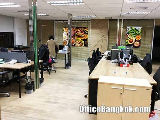 Rent Partly Furnished Office Space on Sathorn Near Chong Nonsi BTS Station