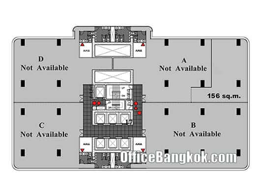Rent Office Space with Partly Furnished on Asoke Area
