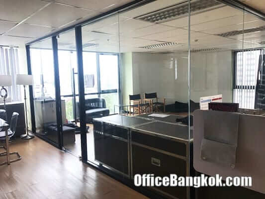 Fully Furnished Office Space for Rent nearby Surasak BTS Station Unit A