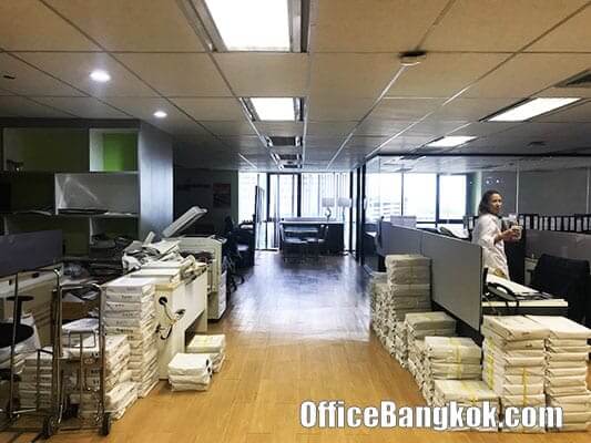 Fully Furnished Office Space for Rent nearby Surasak BTS Station Unit A