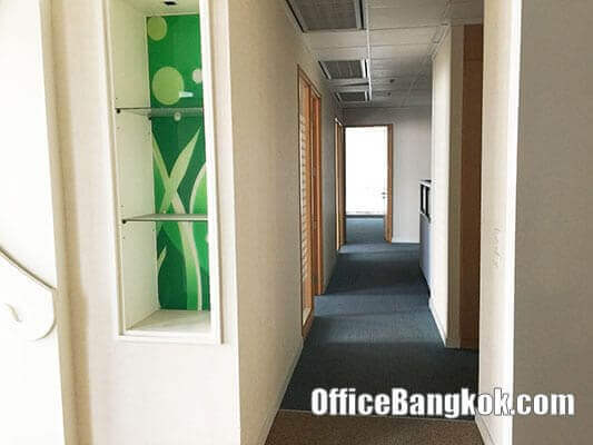 Rent Office with Partly Furnished on Chidlom Area close to Chidlom BTS Station