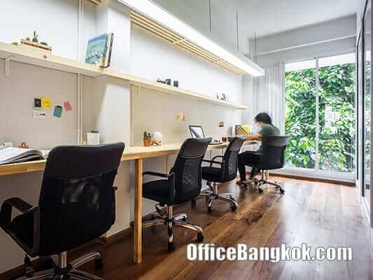 Fully Furnished Office for Rent Soi Saladaeng near BTS Sala Daeng Station and MRT Silom Station