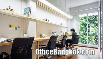 Fully Furnished Office for Rent Soi Saladaeng near BTS Sala Daeng Station and MRT Silom Station