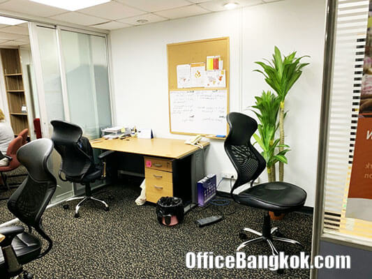 Rent Office with Partly Furnished size 130 Square Metre near Phetchaburi MRT Station