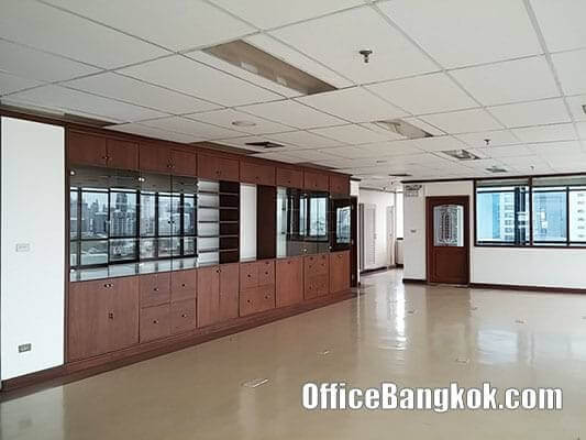 พื้นที่สำนักงานให้เช่า ตกแต่งบางส่วน อาคารลุมพินี ทาวเวอร์