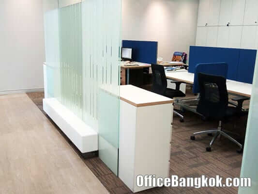Fully Furnished Office Space for Rent at Q House Lumpini on Sathorn Area nearby Lumpini MRT Station