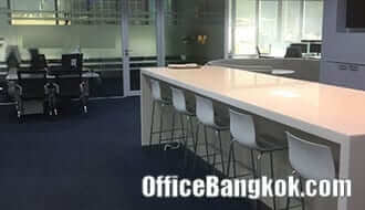 พื้นที่สำนักงานให้เช่าตกแต่งบางส่วน อาคารคิวเฮ้าส์ สาทร