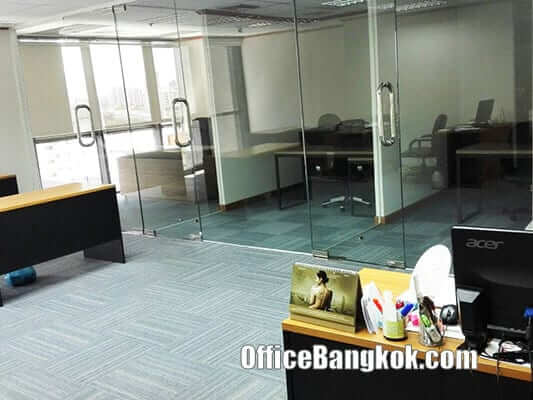 Thai Wah Tower - Fully Furnished office for rent nearby Lumpini MRT 