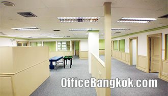 Rent Office with Partly Furnished on Rama 9 Road only 15 minute to Ramkhamhaeng Airport Rail Link Station
