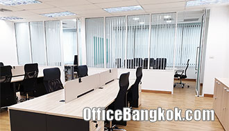 Low Price With Partly Furnished Office Space for Rent on Bangna