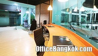 ออฟฟิศสำนักงานขนาดเล็กราคาถูกตกแต่งพร้อมเฟอร์นิเจอร์ให้เช่า ใกล้รถไฟฟ้าแอร์พอร์ตลิงค์ สถานีลาดกระบัง