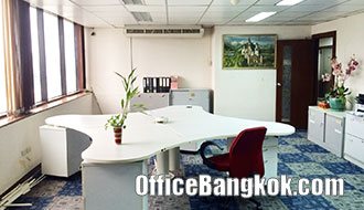 พื้นที่สำนักงานให้เช่า ราคาถูก ตกแต่งบางส่วน อาคารสกุลไทย สุรวงศ์ ทาวเวอร์