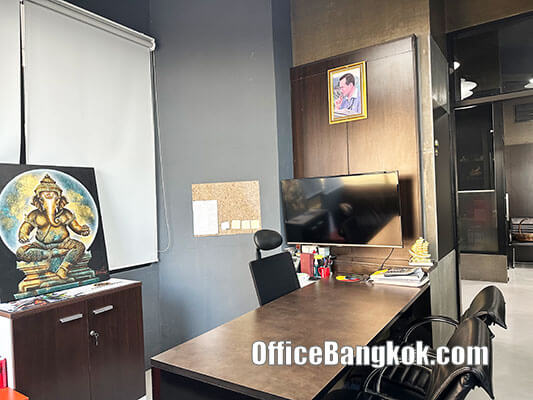 Office For Sale Partly Furnished With River View Space 465 Sqm On Rama 3 