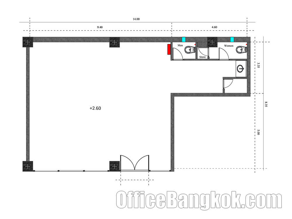 เช่าออฟฟิศพื้นที่ 94 ตรม ทำเลอโศก ติดรถไฟฟ้า MRT สถานีเพชรบุรี เช่าออฟฟิศพื้นที่ 94 ตรม ทำเลอโศก ติดรถไฟฟ้า MRT สถานีเพชรบุรี