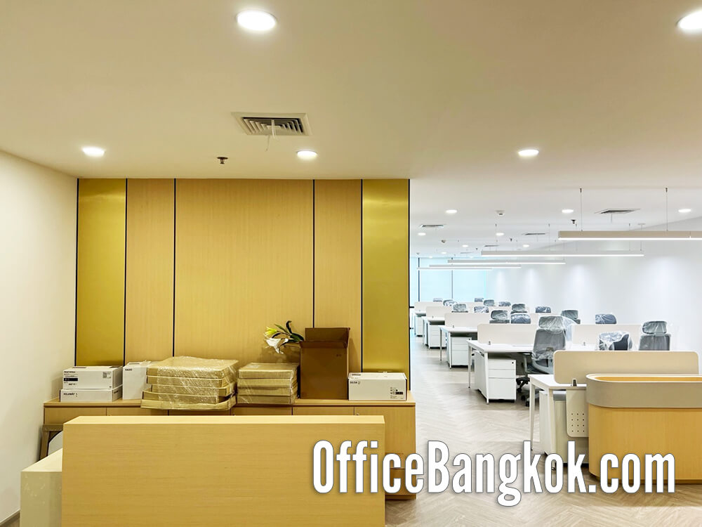 Fully furnished office for rent in Bangna, 145 sqm. Ready to move in with modern design and 123,000 THB/month rental. Fully furnished office for rent in Bangna, 145 sqm. Ready to move in with modern design and 123,000 THB/month rental.