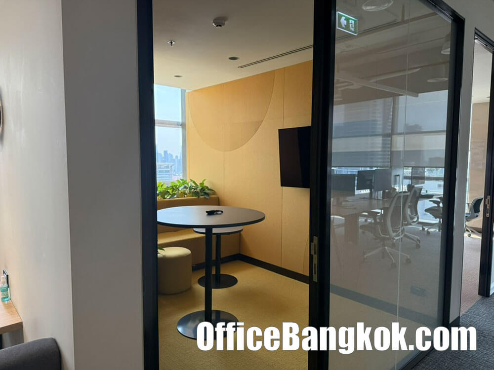 เช่าสำนักงานตกแต่งพร้อมเฟอร์นิเจอร์ พื้นที่ 280 ตรม ค่าเช่า 410,000 บาท/เดือน ติดรถไฟฟ้า BTS สถานีชิดลม