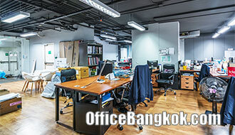 Rent Office Space With Partly Furnished 330 Sqm On Phahonyothin CLose to Sanam Pao BTS Station  