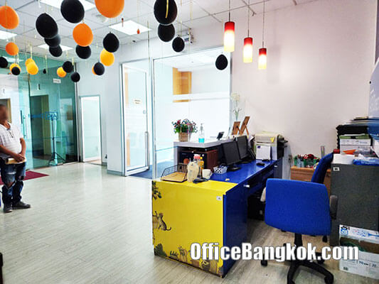 Office Space For Rent With Partly Furnished 650 Sqm Close To Ratchathewi BTS Station