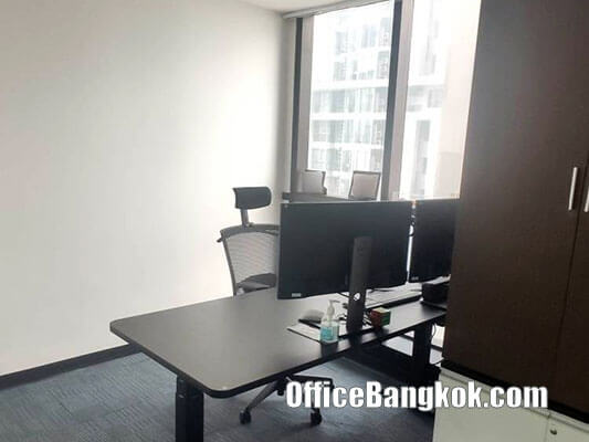 Office Space For Rent With Partly Furnished Size 200 Sqm On Phayathai Road Close To Phayathai BTS Station