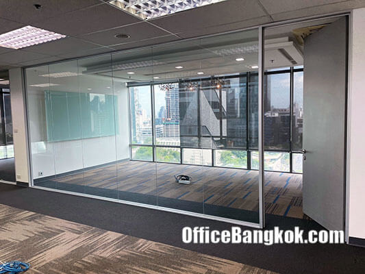 Office Space For Rent With Partly Furnished On Wireless Road 210 Sqm Close To  Phloen Chit BTS Station