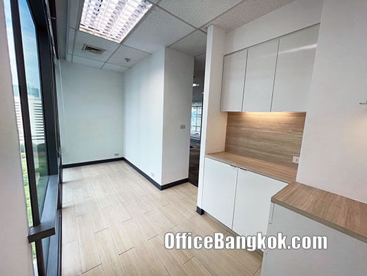 Office Space For Rent With Partly Furnished On Wireless Road 210 Sqm Close To  Phloen Chit BTS Station