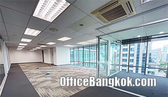 Office Space For Rent With Partly Furnished On Wireless Road 210 Sqm Close To  Phloen Chit BTS Station