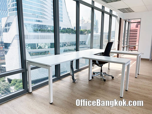 Rent Fully Furnished Office 210 Sqm Close To Phloen Chit BTS Station