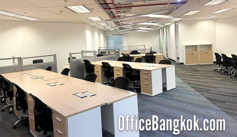 เช่าออฟฟิศตกแต่งแล้วพร้อมเฟอร์นิเจอร์บนถนนวิทยุ พื้นที่ 237 ตรม ใกล้รถไฟฟ้า BTS สถานีเพลินจิต